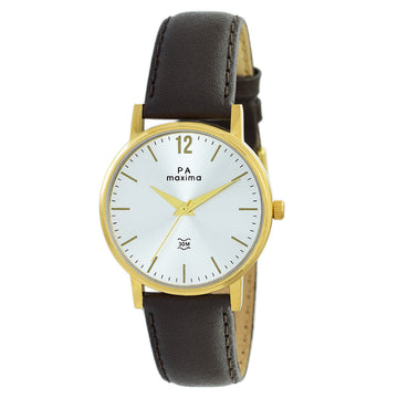 Maxima E-CO Men Silver Dial Analogue Watch - 56022LMGY